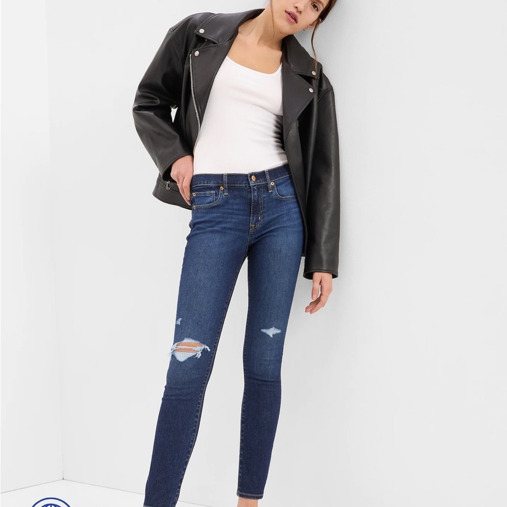 GAP Skinny Destructed Denim